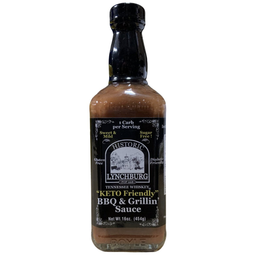Historic Lynchburg Keto/Diabetic Friendly BBQ Sauce MILD 16 oz - BBQRubs