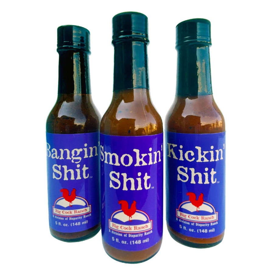 Lil' Shits Pepper Sauces - Box of 3 Delicious sauces from Special Shit - BBQRubs