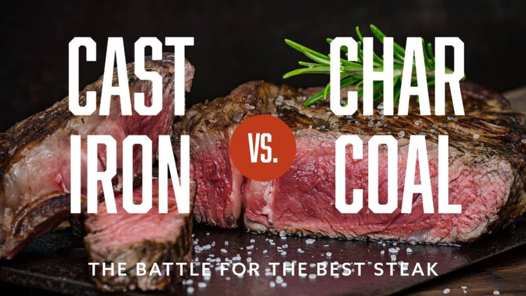 Cast Iron vs Charcoal - The Battle for the Best Steak - BBQRubs