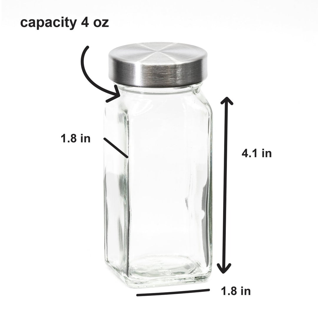 12 Pack - Empty French Glass Jars - BBQRubs.com