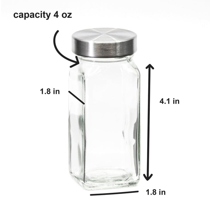 12 Pack - Empty French Glass Jars - BBQRubs.com