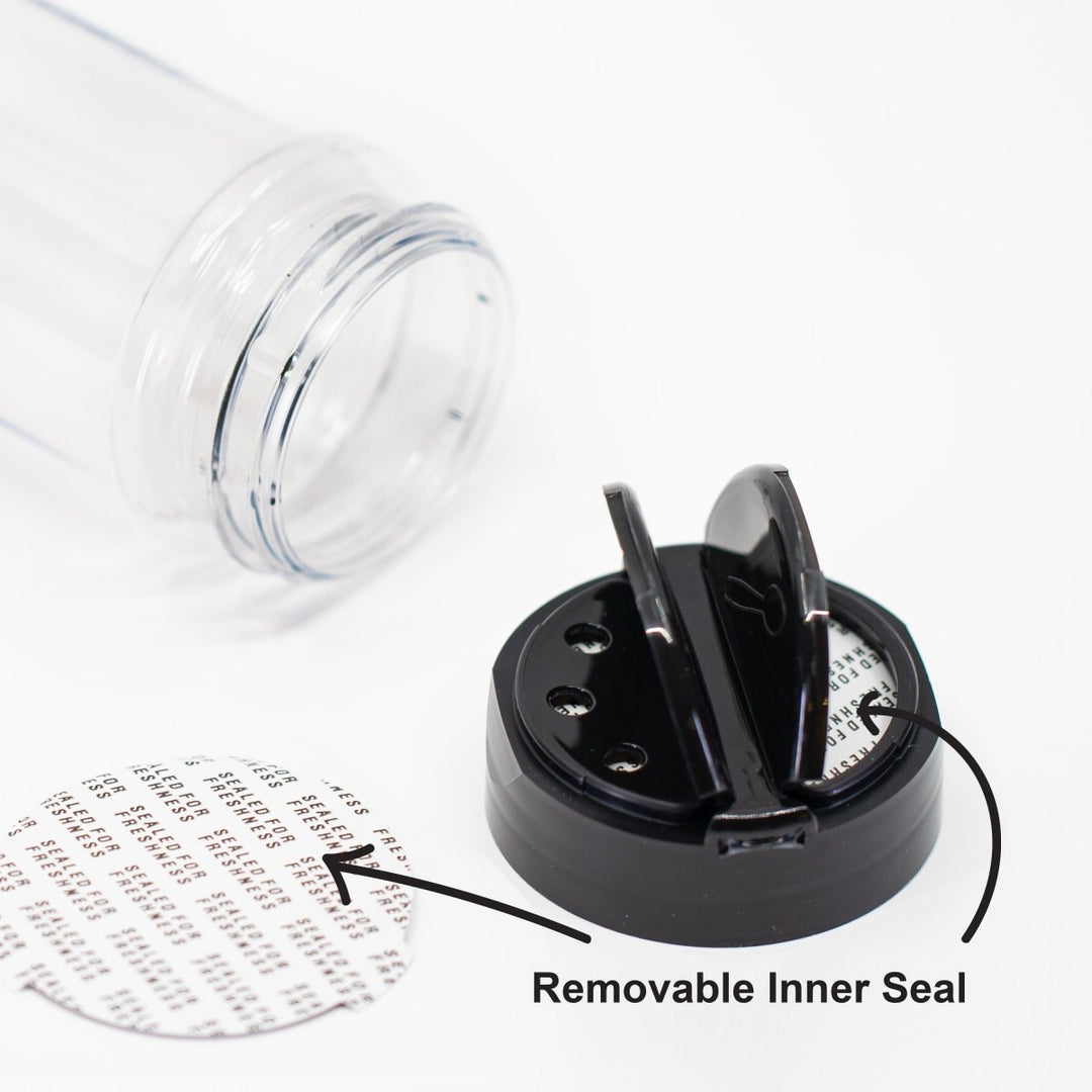 12 Pack - Plastic Shaker Jars - BBQRubs.com