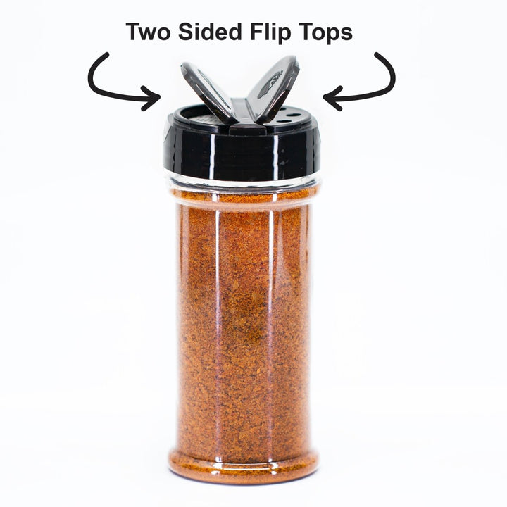 12 Pack - Plastic Shaker Jars - BBQRubs.com