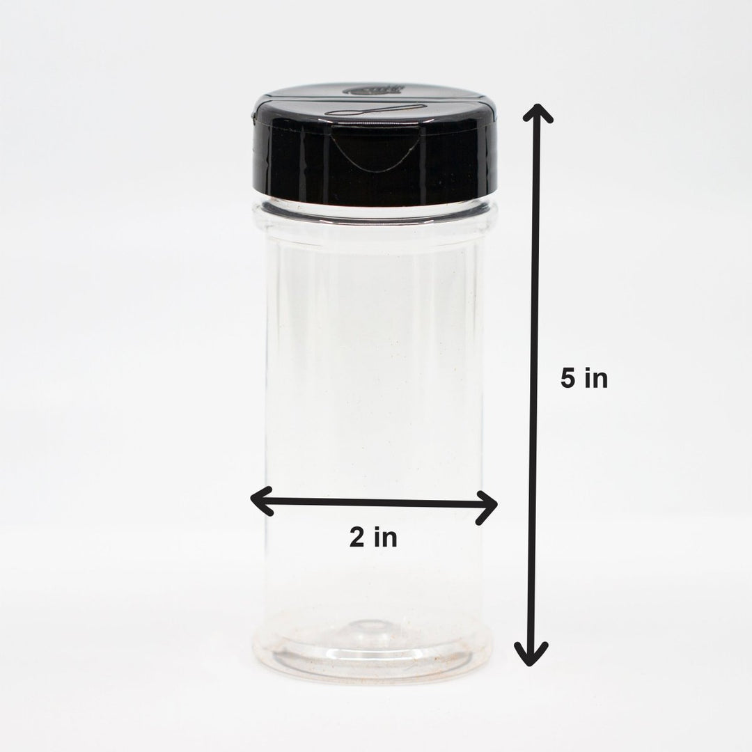 12 Pack - Plastic Shaker Jars - BBQRubs.com
