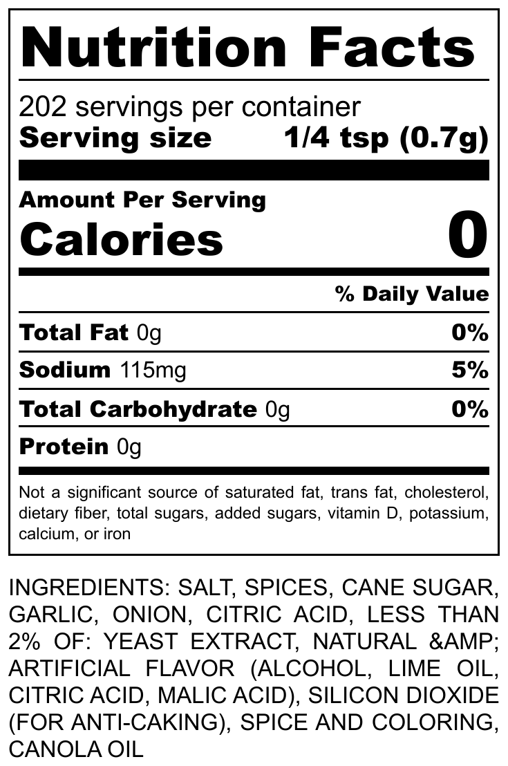 Tequila Lime BBQ Seasoning