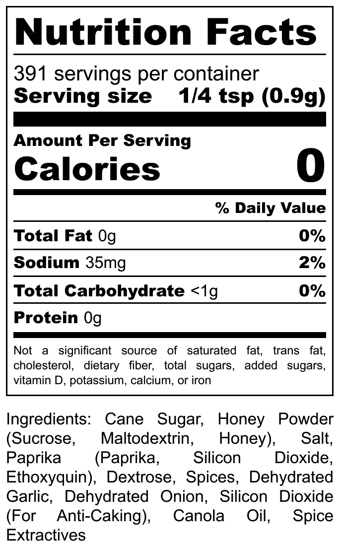 Heavenly Honey Seasoning