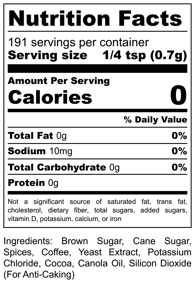 Coffee & Cane Seasoning