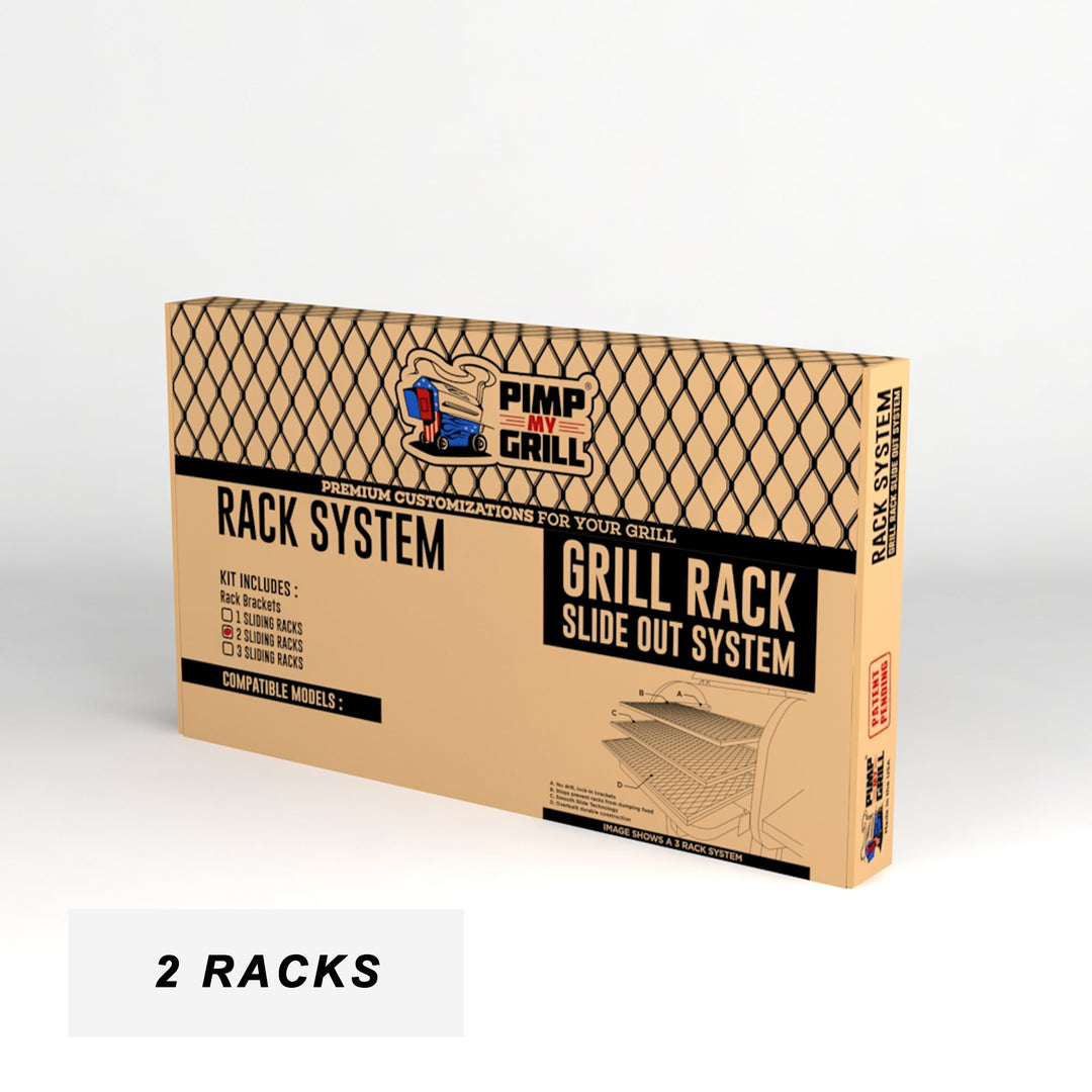 Recteq Deck Boss 590 | Pimp My Grill® Gen2 Slide-Out Rack System - 2 Racks