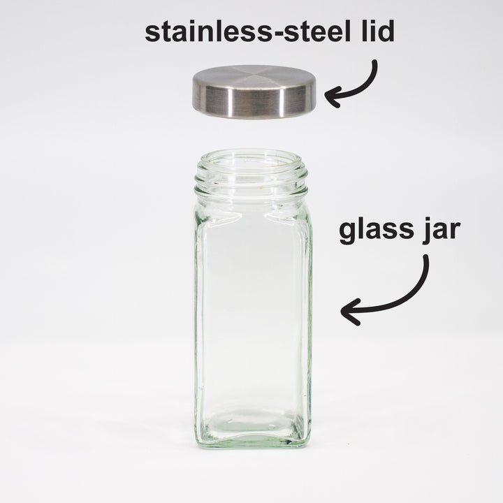 12 Pack - Empty French Glass Jars