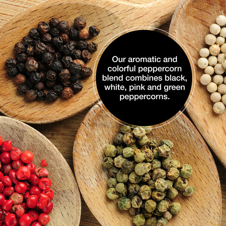 Four Pepper Blend with Grinder-3 Pack