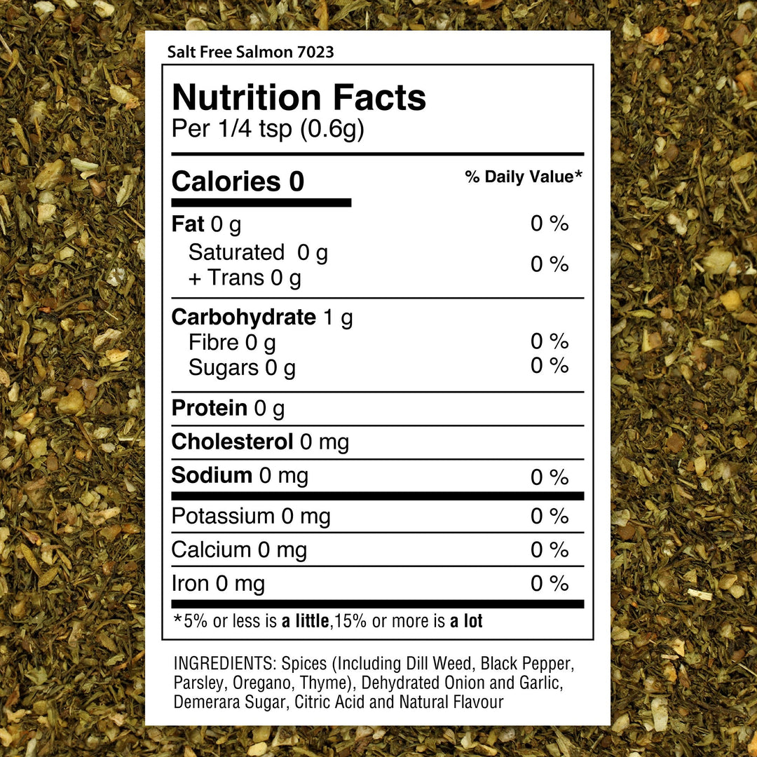 Salt Free Salmon Seafood Seasoning