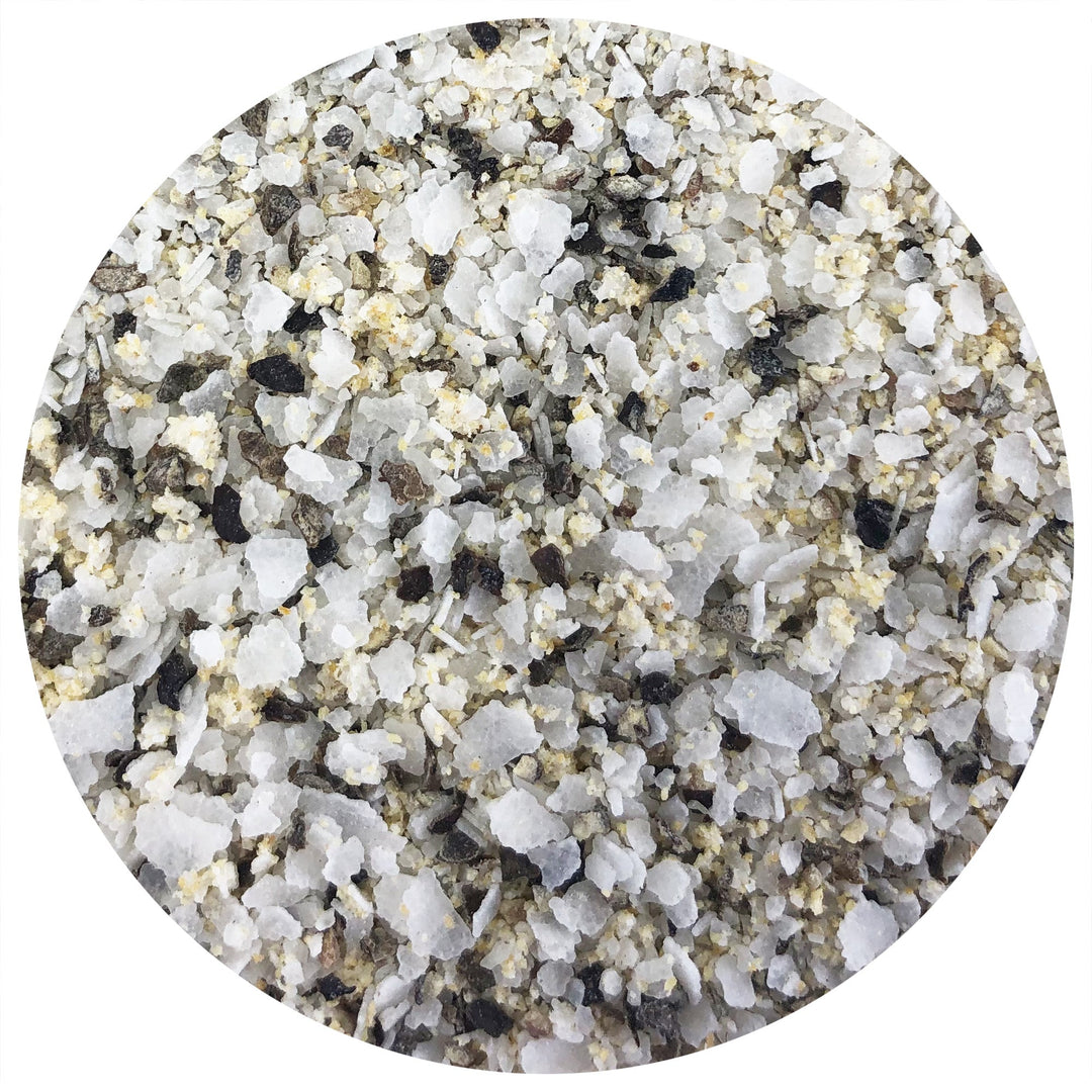 Salt, Pepper + Garlic Seasoning