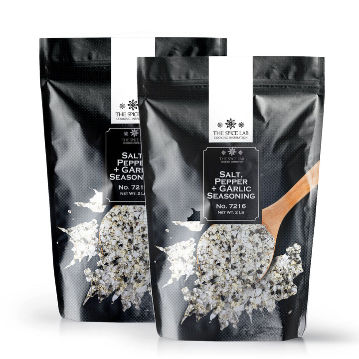 Salt, Pepper + Garlic Seasoning
