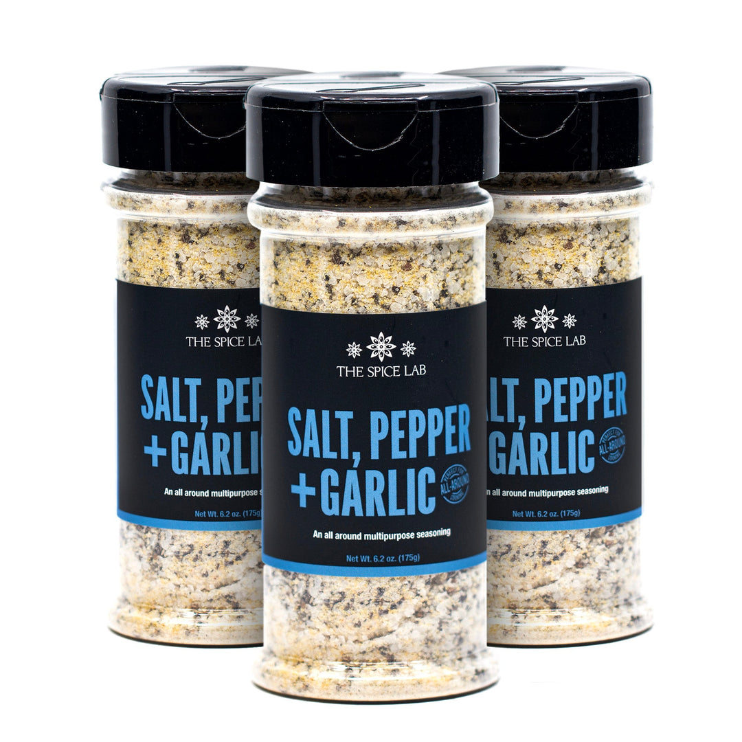 Salt, Pepper + Garlic Seasoning