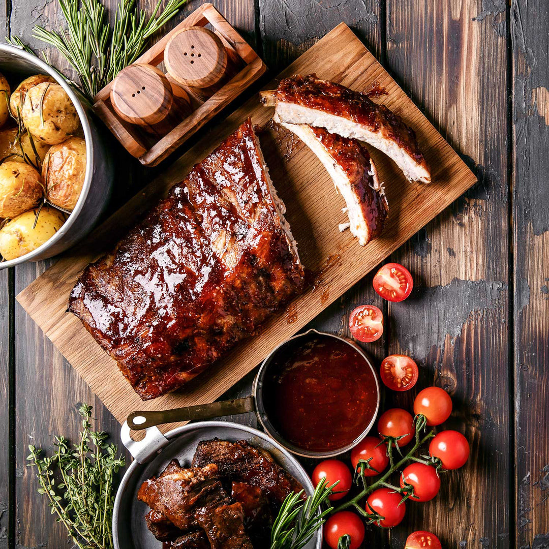 Award Winning Baby Back Ribs & Sauce: Feeds 4-6