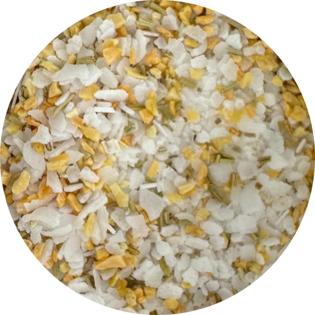 Somethin' to Finish With - Garlic & Rosemary Finishing Salt