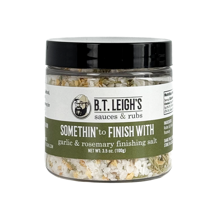 Somethin' to Finish With - Garlic & Rosemary Finishing Salt