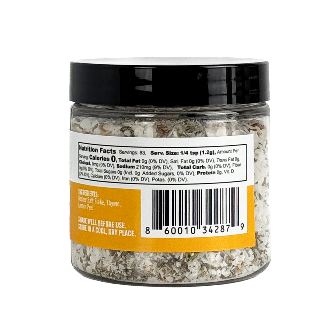 Somethin' to Finish With - Thyme & Lemon Finishing Salt