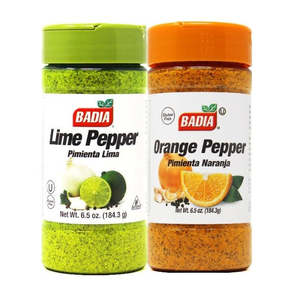 Badia Lime & Orange Pepper Bundle