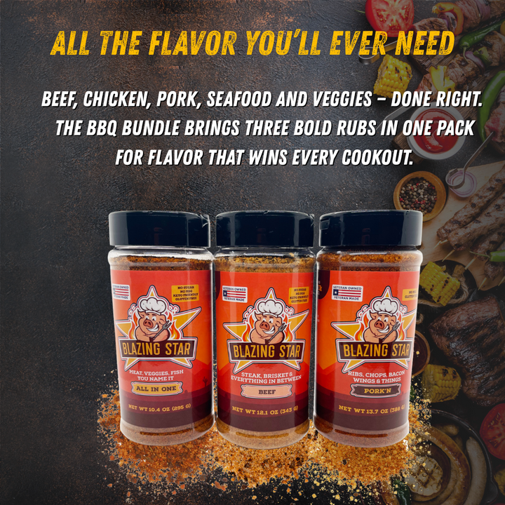Blazing Star BBQ Barbecue Bundle