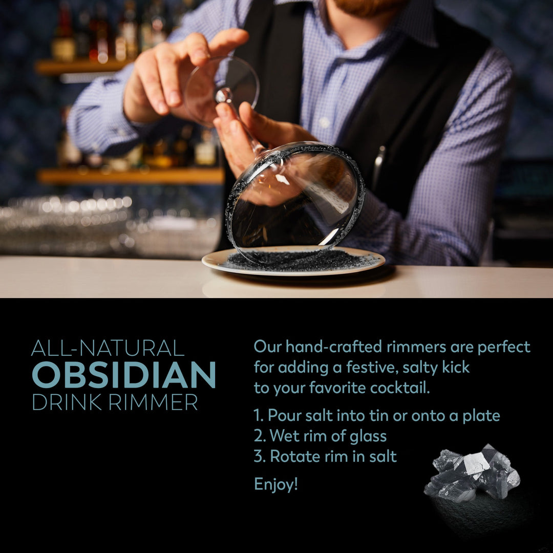 Black Obsidian Salt Cocktail Rimmer - 4317