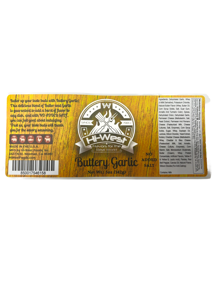 Buttery Garlic Seasoning