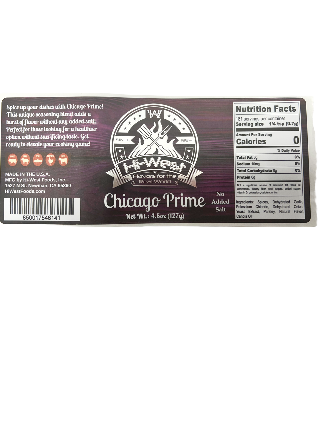 Chicago Prime Seasoning