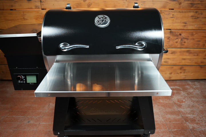 Recteq Deck Boss 590 | Pimp My Grill® Tactical Stainless Folding Front Shelf