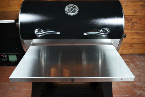 Recteq Deck Boss 590 | Pimp My Grill® Tactical Stainless Folding Front Shelf
