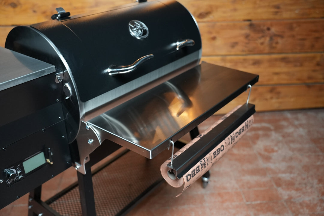 Recteq Patio Legend 410 | Pimp My Grill® Tactical Stainless Folding Front Shelf