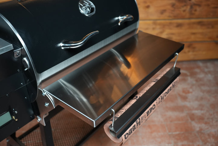 Recteq Patio Legend 410 | Pimp My Grill® Tactical Stainless Folding Front Shelf
