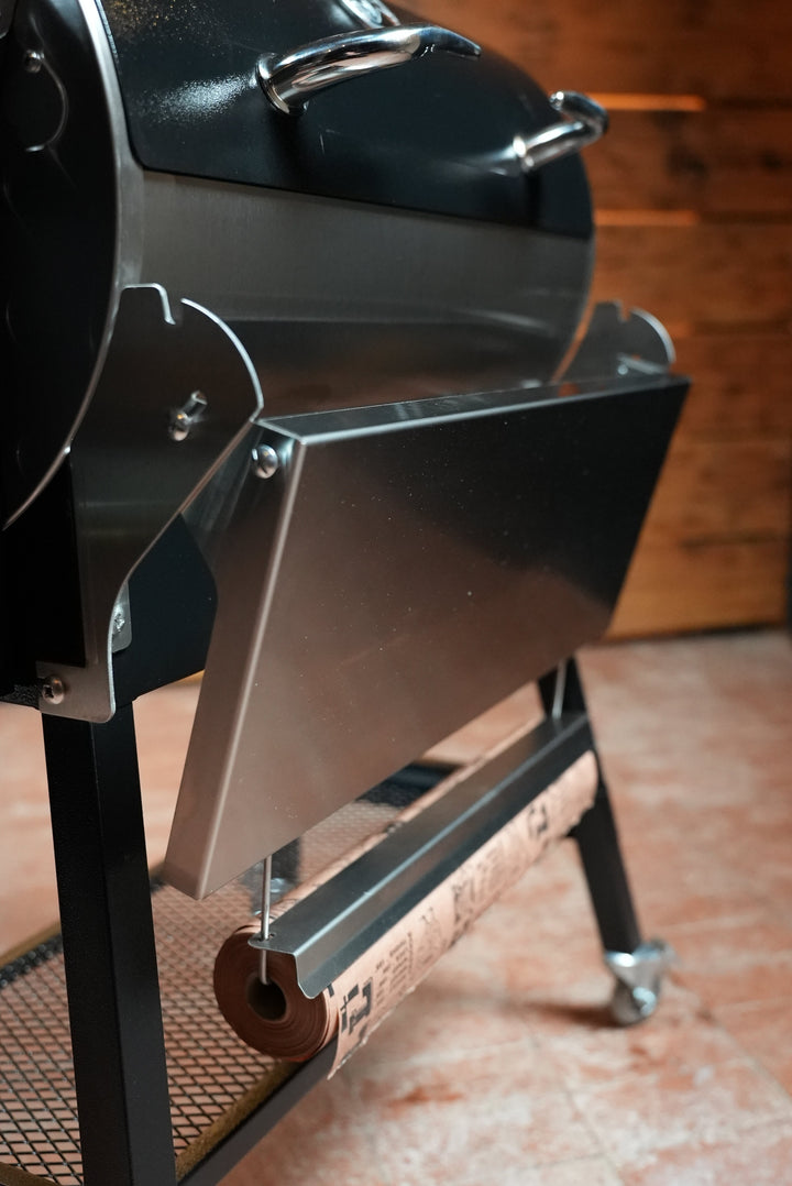 Recteq Patio Legend 410 | Pimp My Grill® Tactical Stainless Folding Front Shelf