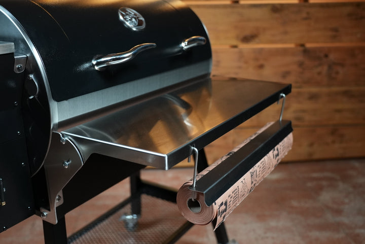 Recteq Patio Legend 410 | Pimp My Grill® Tactical Stainless Folding Front Shelf