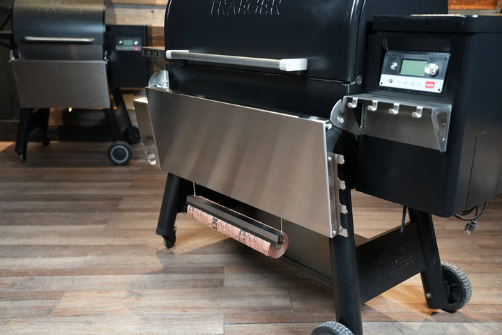 Traeger Timberline 1300 | Pimp My Grill® Tactical Stainless Folding Front Shelf