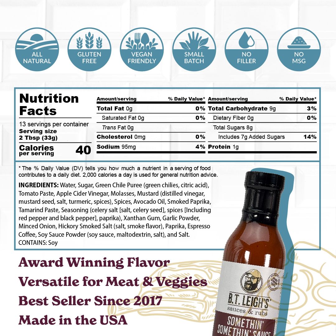 Somethin' Somethin' Sauce - Sweet & Tangy Barbecue Sauce