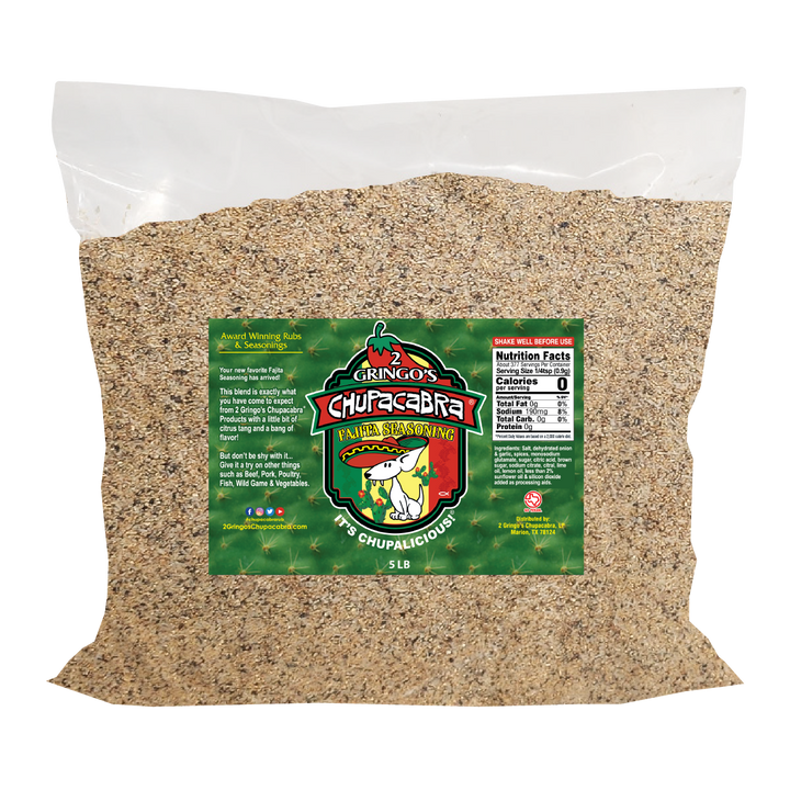 2 GRINGOS CHUPACABRA® FAJITA SEASONING