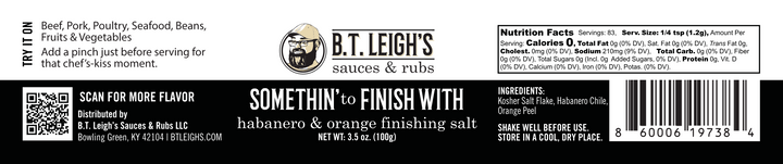 Habanero & Orange Finishing Salt