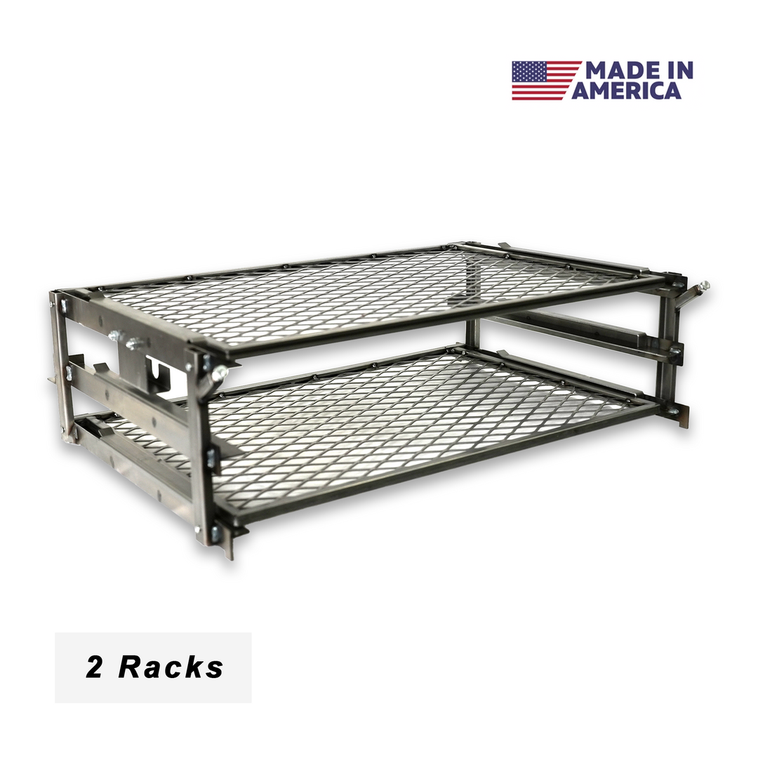 Green Mountain Grills Ledge / Daniel Boone | Pimp My Grill® Gen2 Slide-Out Rack System - 2 Racks