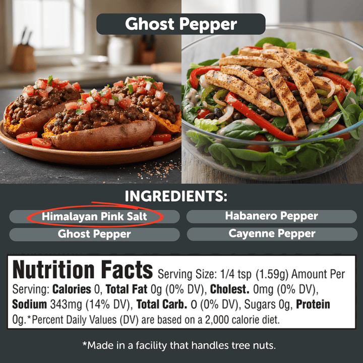 Ghost Pepper Hot Himalayan Salt 🌶️🔥 – The Spiciest Salt We Make!