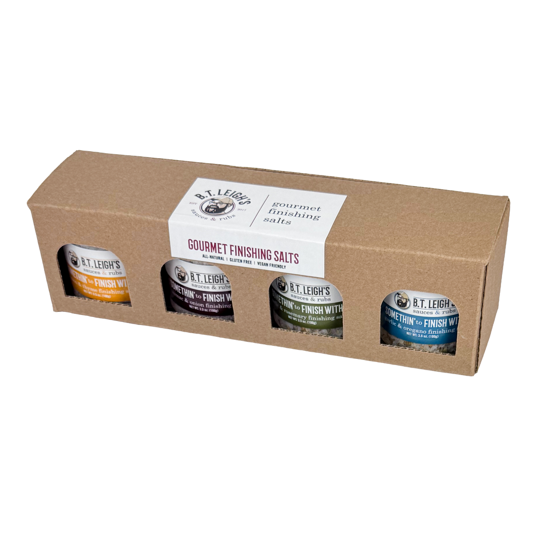 Somethin' to Finish With Gift Box - Gourmet Finishing Salts
