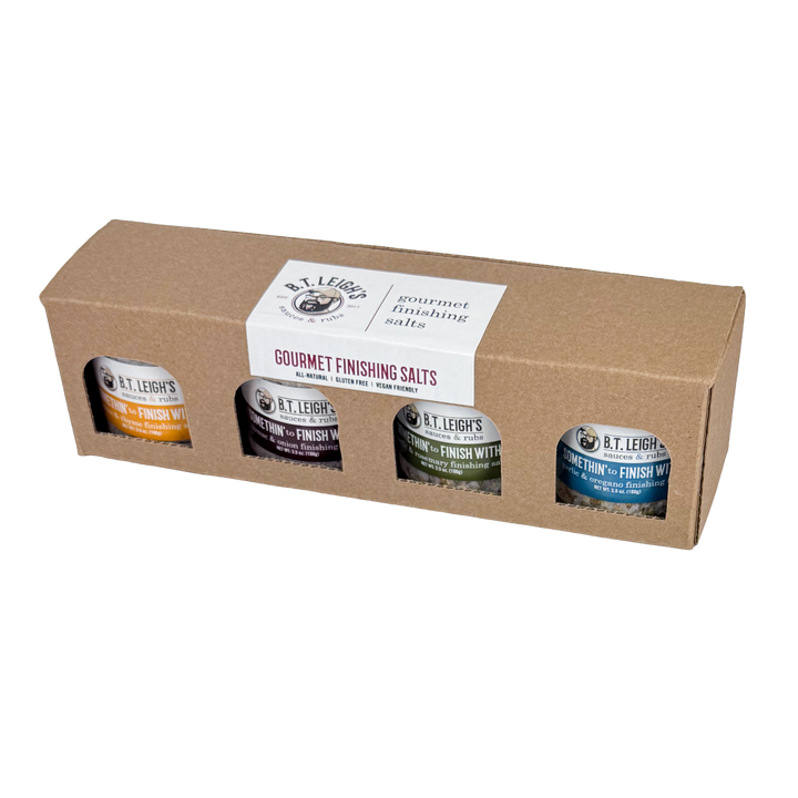 Somethin' to Finish With Gift Box - Gourmet Finishing Salts