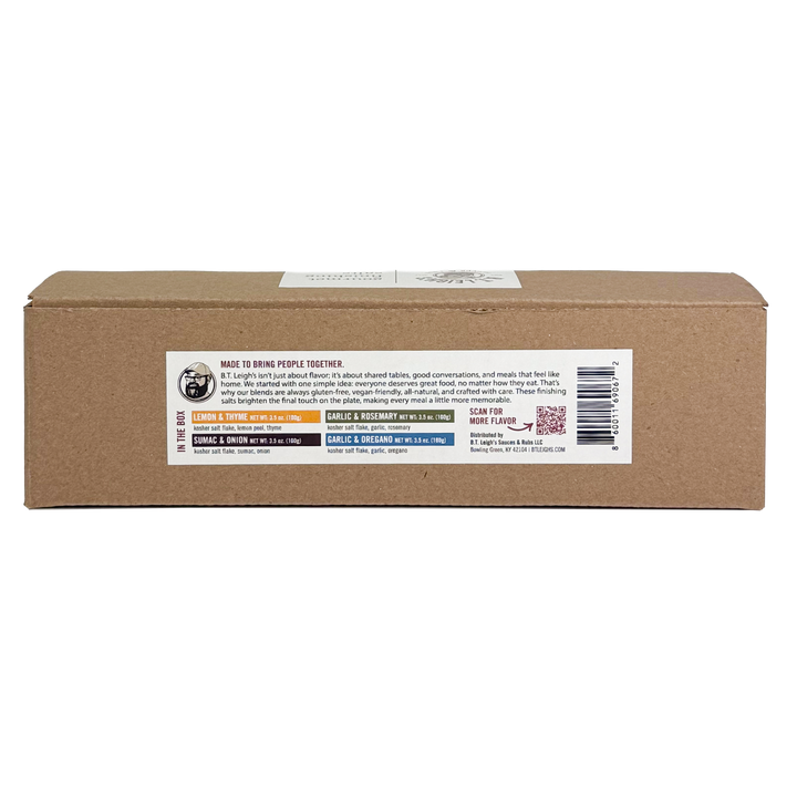 Somethin' to Finish With Gift Box - Gourmet Finishing Salts