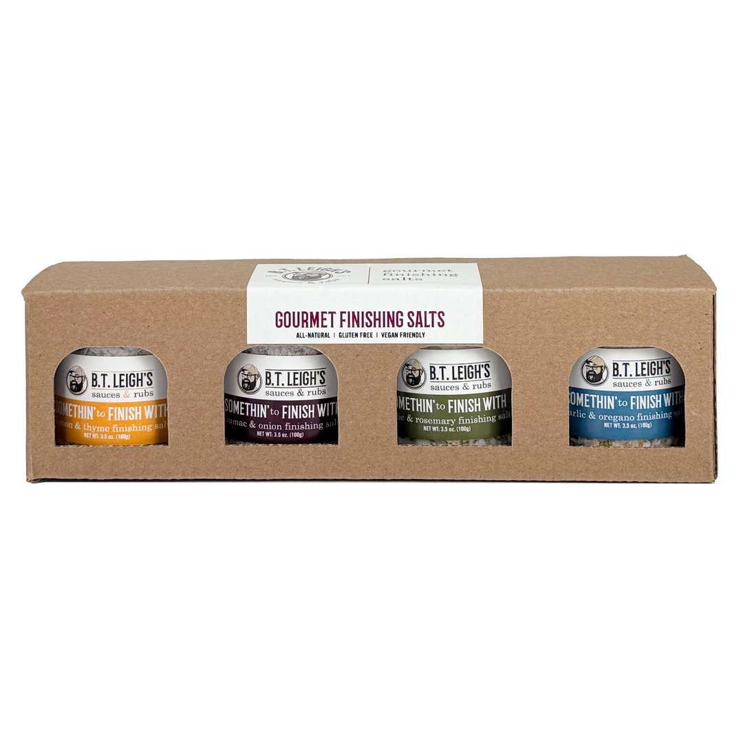 Somethin' to Finish With Gift Box - Gourmet Finishing Salts
