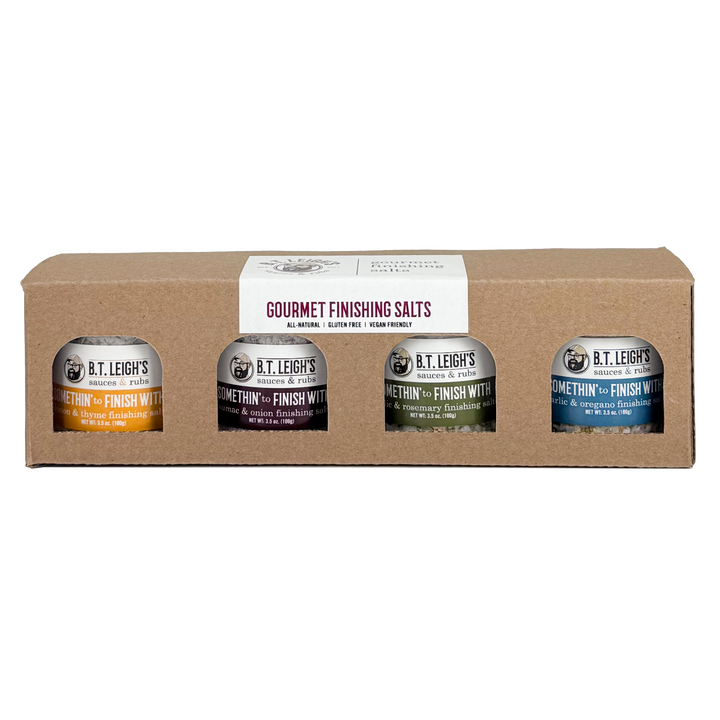 Somethin' to Finish With Gift Box - Gourmet Finishing Salts