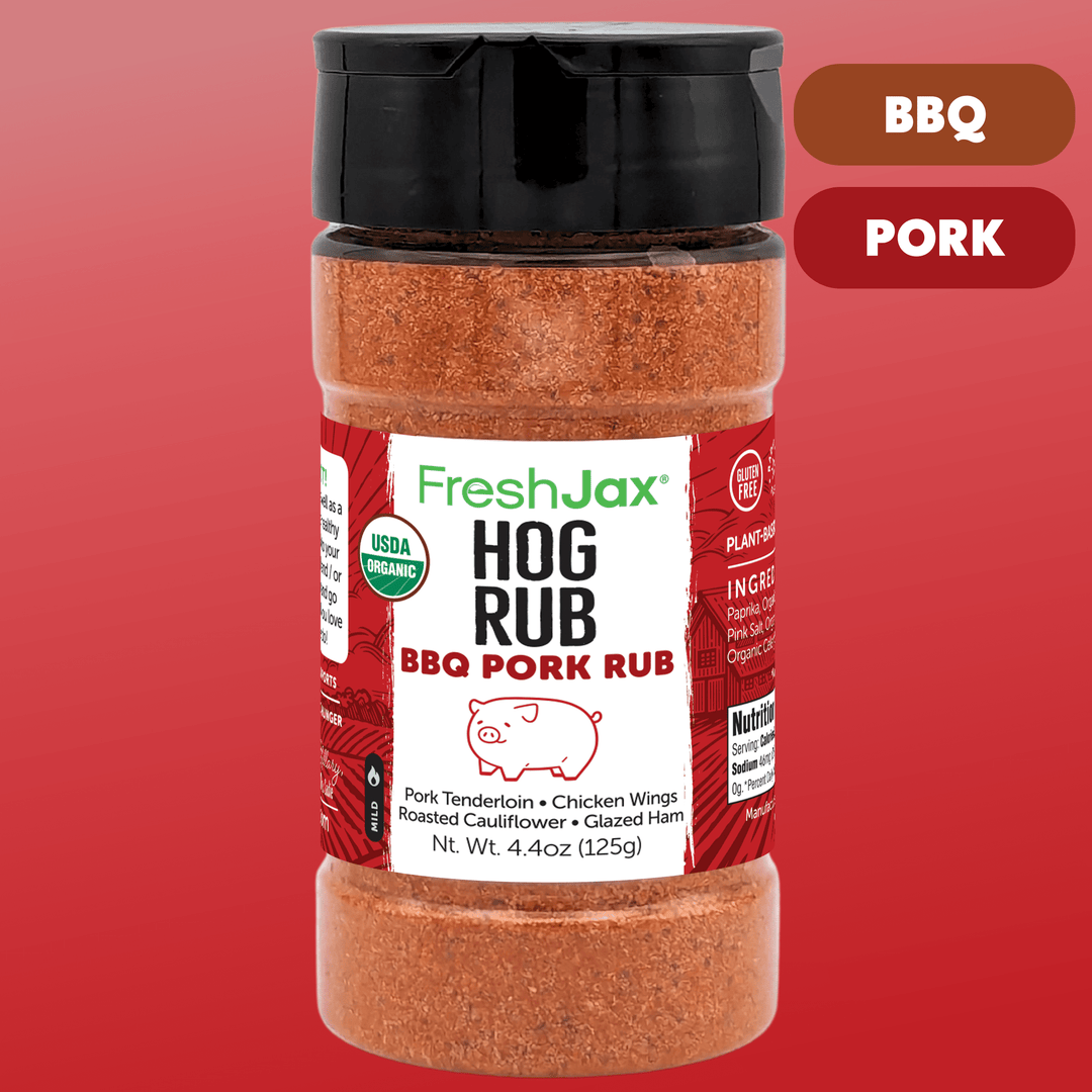 Organic Hog Rub – Low Sodium Sweet & Smoky Pork BBQ Seasoning