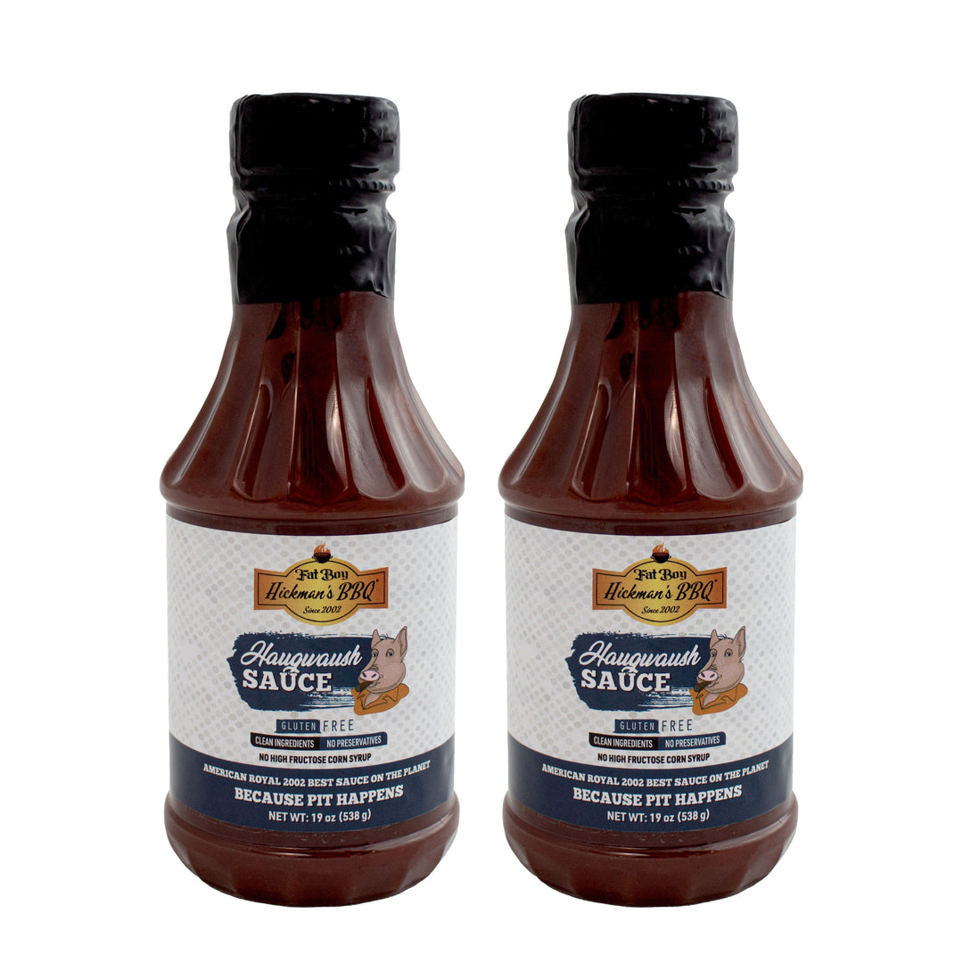 Haugwaush Gluten Free Natural BBQ Sauce 19 oz - Pack of 2