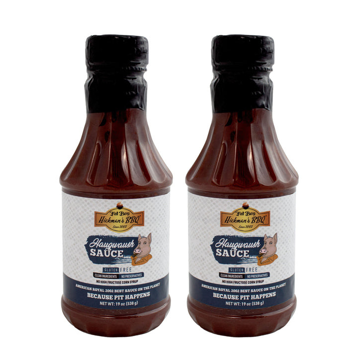 Haugwaush Gluten Free Natural BBQ Sauce 19 oz - Pack of 2