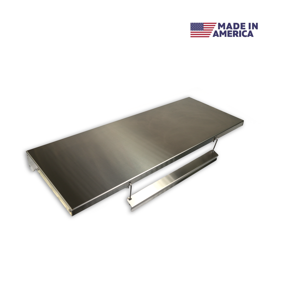 Recteq RT-590 | Pimp My Grill® Tactical Stainless Folding Front Shelf