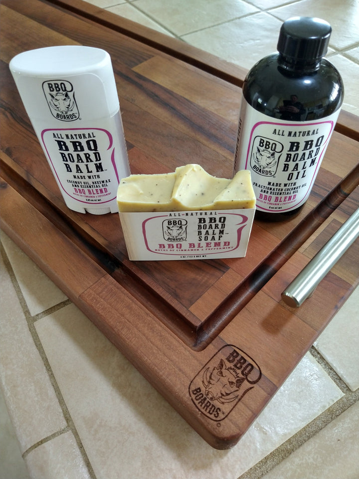 BBQ Board Balm™ Complete Care Package (Wax, Oil, Soap & Lint Free Cloth)