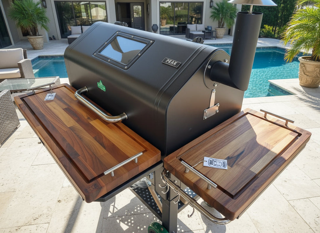 BBQ Boards™ for GMG Jim Bowie/Peak - Front & Side Boards (Sold As A Pair)